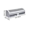 thumbnail image 2 of VEVOR Rideau d'Air 36 Pouces, 2 Vitesses Rideau d'Air Intérieur Commercial, Testé selon les Normes UL Certifié, Certifié CE, Volume d'Air 1500 CFM avec 2 Micro-Interrupteurs Faciles à Installer (Interrupteur de Limite), 110 V Non Chauffé, 2 of 9