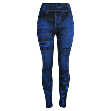 TIMIFIS Leggings for Women Workout Leggings for Women Women's Jeans Bottom Pants Coloured Hip-up Super Bomb Slim Nine-minute Pants