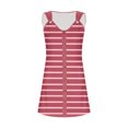 thumbnail image 5 of Ovzne Robes d'Été pour Femmes 2025 Robe pour Femme Robe de Printemps et d'Été pour Femmes Vacances Boutonnée Col en V à Bretelles Robe Haut Robe de Vacances Liquidation, 5 of 5