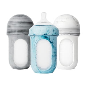 Bouteille Nursh 3x8oz Bouteilles pour bébés en silicone - Teinture