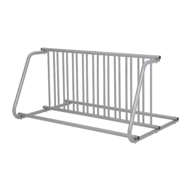 Support de Vélo au Sol Double Face Robuste – Support de Rangement Autoportant pour 10 Vélos, Conception à Grille Tout en Acier pour Garage, Extérieur, Rue, École, Commerce de Détail - Organisateur pour Deux-Roues, Gris