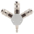 thumbnail image 2 of Way Quick Coupler,3 Ways Air Hose Way Air Hose Manifold Quick Coupler Superior Craftsmanship, 2 of 11