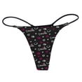 thumbnail image 4 of FhsagQ Culottes Femmes Culottes Robe Confort Doux String Dos Nageur Culottes Taille Basse sous-Vêtements Sexy Culottes Femmes Culottes Femmes Culottes Perles Grande Taille Noir TG, 4 of 5