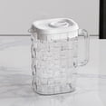 thumbnail image 2 of WRKEKC Clearance 2000ml Transparent Beverage Pitcher with Ribbed Handle | Leak-Proof ABS Plastic Water Jug for Bar, Kitchen, Parties | Dishwasher Safe, 2 of 6
