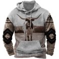 thumbnail image 1 of Pull 3d Nouveau Pull pour Hommes Mode Mode Urbaine Chandail à Capuchon US, 1 of 2