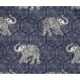 thumbnail image 4 of oneOone Cotton Flex Fabric Elephant Block Decor Fabric Printed BTY 40 Inch Wide, 4 of 4
