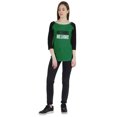 thumbnail image 4 of Inkmeso T-Shirt Raglan pour Femmes à Manches 3/4 Heureux Motivationnel Citation Nothing Haut en Jersey Graphique, 4 of 7