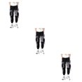 thumbnail image 1 of kurtrusly 1/2/3 Comfortable And Stylish Pants For Men - Everyday Essential Wide Application D264black 2XL 3PCS, 1 of 6