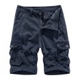 thumbnail image 1 of Diufon Men's Hiking Cargo Shorts Spring Summer Casual Loose Button Drawstring Waisted Outdoor Sport Shorts with Pockets, 1 of 3