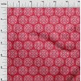 thumbnail image 2 of oneOone Viscose Chiffon Fabric Floral Block Printed Fabric 1 Yard 42 Inch Wide, 2 of 4
