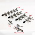 thumbnail image 2 of EastVita Stainless Steel Aquarium Tank Air Pump Air Flow Splitter Air Flow Tube Pipe Line Control Valve Switch Valve, 2 of 8