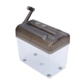 thumbnail image 3 of Anggrek Portable Manual Paper Shredder, Strip Cut Shredder, Compact Structure, with Hand Crank, Transparent, 1 Count, 3 of 8