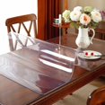 thumbnail image 2 of ORUYROP Custom 2pcs 21.5 x 15.75 Inch Clear Desk Cover Protector 1.5mm Thick PVC, PVC, Desk Protector, 2 of 7