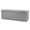 Grey+Poly Linen, variant on 45 Inches Foldable Storage Ottoman Bench, Poly Linen Storage Bench, Storage Chest Padded Seat Footrest Stool