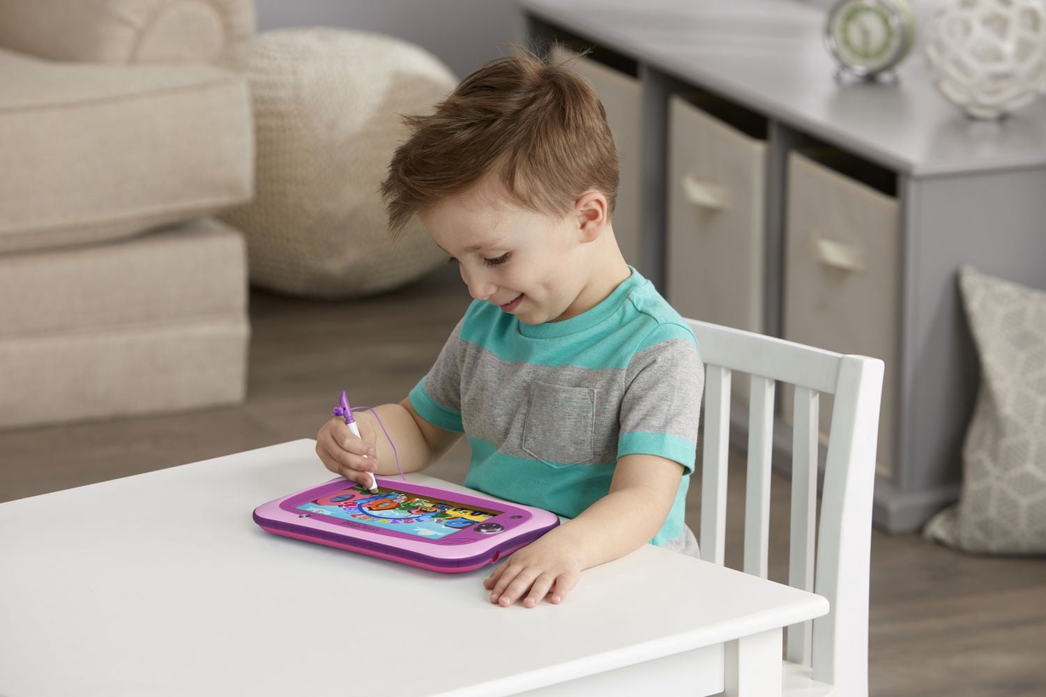 LeapFrog LeapPad Ultimate Ready for School Tablet , Rose, Version anglaise, 3 à 6 ans