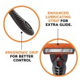 thumbnail image 2 of BIC Comfort 3 Hybrid Refillable Disposable Men's Razor, 3-Blade Razor Blades, 2 Handles and 20 Cartridges, For a Comfortable Shave, Pack of 20, 2 of 4