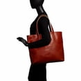 thumbnail image 2 of SHARO Classic Leather's Everyday and for Work Leather Tote Handbag, 2 of 4