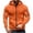 Orange, variant on LUOGENLI Hoodies for Men Carhartt Dark Blue Men's Zip up Hoodie Casual Loose Fit Pullover Sweatshirt with Raglan Sleeves for Autumn Winter Comfort Hoodies for Men Pack of 3 Blue Size S