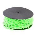 thumbnail image 3 of Abbracc Plastic Chain Links Decoration Caution Sign Lightweight Barrier Chain for Bright Green, 3 of 9