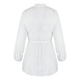thumbnail image 4 of WILLBEST Robes pour Femmes Robes Décontractées à Volants avec Cordon Manches Longues Évasées Été Robe Mini Unie, 4 of 4