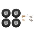 thumbnail image 2 of 4 Roues et Pneus RC Alliage d'Aluminium Adapté pour 1/18 TRX4M Voiture de Contrôle à Distance, 2 of 8