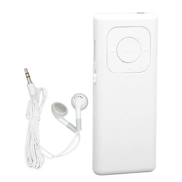 Mini Lecteur de Musique, Petit Lecteur MP3 Son Durable Sans Perte pour Voyage pour Étudiants pour Travail Blanc,Noir,Bleu