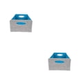 thumbnail image 3 of Ruiboury Multi Storage Baskets Organizer For Cables Toys Collapsible For Easy Gray+blue 30x24x15cm 2Set, 3 of 6