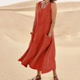 thumbnail image 2 of Robe Salopette 2025 pour Femmes Robe Décontractée d'Été Robe en Denim Bretelles Poche Robes Portefeuille d'Été Robe Mini Ajustable, 2 of 6