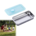 thumbnail image 2 of TIELUTT And Go Snack Containers Reusable Dishwasher Stainless Steel Reusable Snack Sealed Storage Container 1 Cup Glass Containers with Lids Meal Prep Containers with Lids Ice Container Small Kitchen, 2 of 3