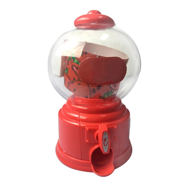 Kids Vending Machine Toy, Easy Operation Interactive Kids Candy Dispenser for Family Red,White,Black,Blue