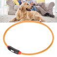 thumbnail image 3 of Light Up Dog Collar, Glowing Pet Collar for Medium Small Dogs LED Dog Collar Glow In The Dark Dog Collar USB Rechargeable LED Collar for Night Walking Lighted Dog Collar Necklace, 3 of 7