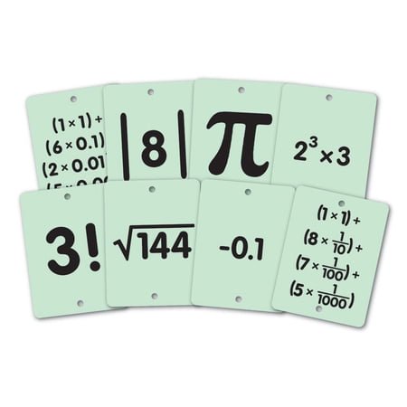 Eai Education Classroom Open Number Line Cards: Grades 6-8 (Cards Only)