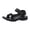 Noir, variante sur Sandales pour Enfants à Bout Ouvert Été Extérieur Sport pour Enfants à Enfiler Légères Chaussures de Randonnée Athlétiques Brides Ajustables Pantoufles Orange Taille 3.5 Grand Enfant