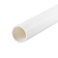 thumbnail image 1 of Uxcell Tuyau Rond Rigide Blanc à Fort Impact pour Tuyau d'Eau 1,1 x 1,26 Pouces, 1 of 6