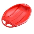 thumbnail image 4 of Plastic Snow Sleds with 2 Handles 4 Color Choose Blue Green Rose-Red Red Suitable For Sand Skiing Grass Skiing, 4 of 8