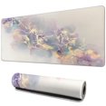 thumbnail image 1 of Large Pink Gold Marble Mouse Pad - Stylish 31.5x11.8in Desk Mat & Laptop Protector, 1 of 7