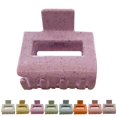 thumbnail image 2 of French Hair Claw Clip Retro Solid Color Rectangle Hair Clamp Hollow Hair Claw, 2 of 10