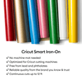 thumbnail image 3 of Cricut® Smart Iron-On™ Matless Heat Transfer Vinyl (3 ft), Yellow, 3 of 9
