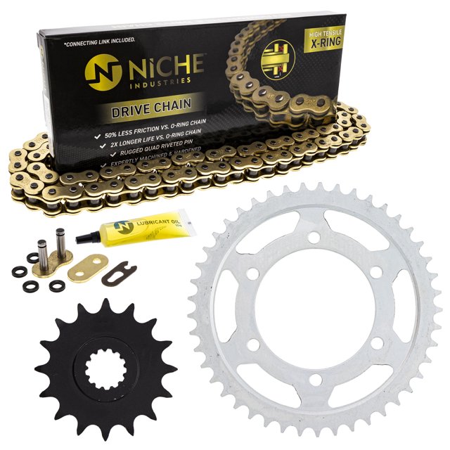 Niche Sprocket Chain Set for Yamaha YZF-R6 16/45T 525 X-Ring Motorcycle MK1004920