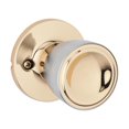 thumbnail image 2 of Weiser Beverly Passage Knobs in Bright Brass/Satin Chrome, 2 of 2