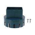 thumbnail image 2 of Downspout Adapter Down  Tubing Adapter PE ABS Plastic Drain Adapter Replacement Downpipe Converter Connector With Screws, 2 of 8