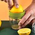 thumbnail image 1 of Manual Lemon Juicer Portable Citrus Squeezer | Handheld Lemon Press with Pulp Separator | Kitchen Small Tool for Juicing Lemons and Limes At Home or Travel, 1 of 6