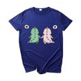 thumbnail image 1 of T-shirt pour Femmes T-shirt Mode T-shirt Décontracté Imprimé Dinosaure Ample à Manches Courtes, 1 of 3