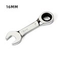 thumbnail image 1 of 1Pcs 8-19mm 72 Tooth Short Handle Ratchet Socket Wrench Spanner Auto Repair Tool 16mm, 1 of 9