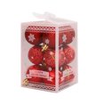thumbnail image 4 of Decodeary 12piece Wedding New Year Navidad Pendant Ball Wide Application And Easy red 5Set, 4 of 6