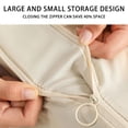 thumbnail image 4 of LSLJS Clothes Storage, Foldable Thick Fabric Blanket Storage Bags, Storage Containers for Organizing Bedroom, Closet, Clothing, Comforter, Organization and Storage with Handle, Moving Supplies, 4 of 9