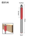 thumbnail image 2 of Binwennn Embout de Découpe compatible avec Machine 6mm Tige Droite Outil de Découpe pour Menuiserie, 2 of 2