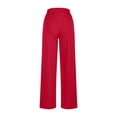thumbnail image 4 of Sentmoon Womens Activewear Oversized Drawstring High Elastic Waist Womens Sweatpants Wide Leg with Pockets Loose Solid Color Breathable Women's Sweatpants Delightful for Running Cycling Workout, 4 of 6