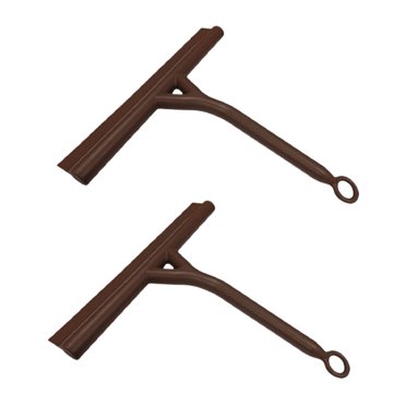 Ramiter 2PCS Household Silicone Glass Wiper Wiper Strip Wiper Glass Accessory Car Window Wiper Bathroom Clean Wiper Brush Gloves for Washing