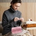 thumbnail image 3 of Light Weight Ice Silk Thread Composite Yarn Hand Woven DIY Hollow Thread Hook Pack Summer Cool Hat Cushion Yarn, 3 of 4